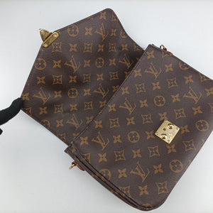 Pre-owned Louis Vuitton Pochette Metis MM Brown Monogram Canvas M44875 shoulderbag | stylenewstar