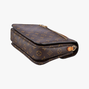 Pre-owned Louis Vuitton Pochette Metis MM Brown Monogram Canvas M44875 shoulderbag | stylenewstar