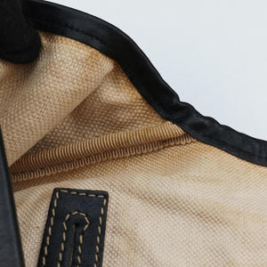 Pre-owned Gucci GG Plus GG Supreme beige×navy PVC coated canvas×Leather 223666 shoulderbag | stylenewstar