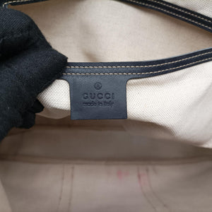 Secondhand Gucci GG plus GG Supreme Briefcase Beige×Black PVC coated canvas 201480 handbag | stylenewstar