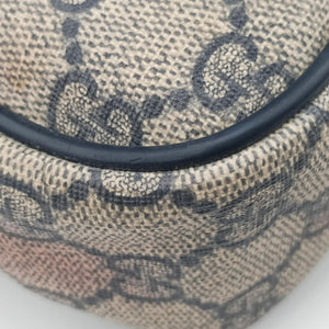 Secondhand Gucci GG plus GG Supreme Briefcase Beige×Black PVC coated canvas 201480 handbag | stylenewstar