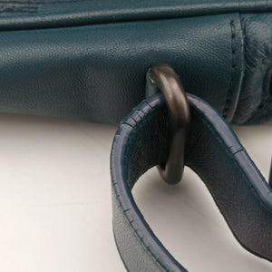 Pre-owned Bottega Veneta Intrecciato Navy lambskin shoulderbag | stylenewstar