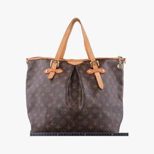 Pre-owned Louis Vuitton PALERMO GM brown Monogram Canvas M40146 shoulderbag | stylenewstar