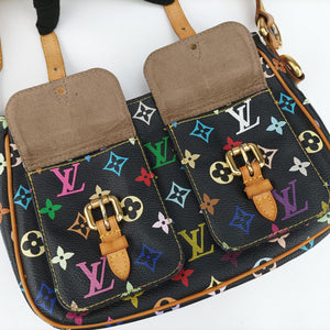 Pre-owned Louis Vuitton Lodge PM Noir Monogram Multicolor M40054 shoulderbag | stylenewstar