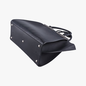 Pre-owned Fendi Troyage Trois Jours Black Leather 8BH279 shoulderbag | stylenewstar