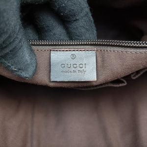 Pre-owned Gucci Diamante Business Brown leather 208463 handbag | stylenewstar