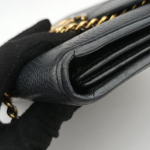 Pre-owned Gucci GG Marmont Black Leather 401232 shoulderbag | stylenewstar