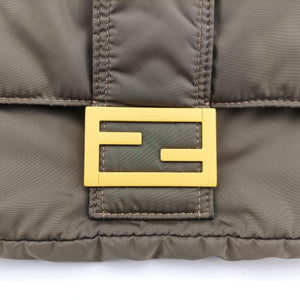 Vintage Fendi Baguette Green nylon 7VA472 bum bag/waist bag | stylenewstar