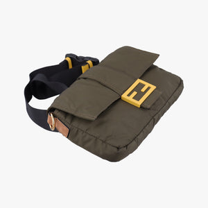 Vintage Fendi Baguette Green nylon 7VA472 bum bag/waist bag | stylenewstar