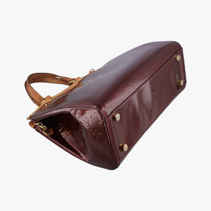 Secondhand Louis Vuitton Brea GM AMARANTE Vernis M91616 shoulderbag | stylenewstar