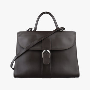 Pre-owned Delvaux Brillon Brown leather shoulderbag | stylenewstar