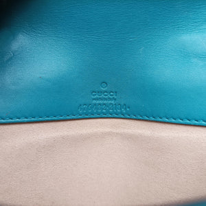 Pre-owned Gucci Dionysus Blue velour 476432 shoulderbag | stylenewstar