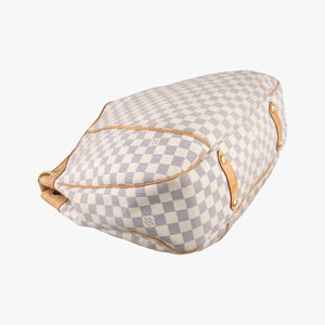 Pre-owned Louis Vuitton GALLIERA GM AZUR Damier Canvas N55216 shoulderbag | stylenewstar
