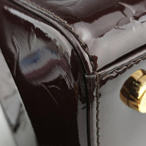 Pre-owned Louis Vuitton Brea MM AMARANTE Vernis M91619 shoulderbag | stylenewstar