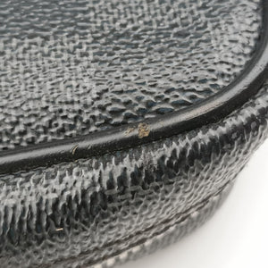 Pre-owned Louis Vuitton Porte Documents Voyage Noir Damier Graphite N41125 handbag | stylenewstar