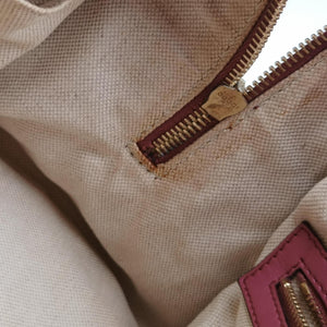 Vintage Gucci Guccissima Trim Web Joy Pink Leather 269876 bostonbag | stylenewstar