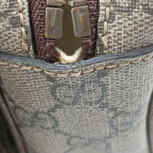 Pre-owned Gucci Ophidia Beige×Brown PVC coated canvas×leather 574796 bum bag/waist bag | stylenewstar