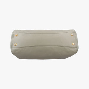 Vintage Prada Soft Top Gray Leather handbag | stylenewstar