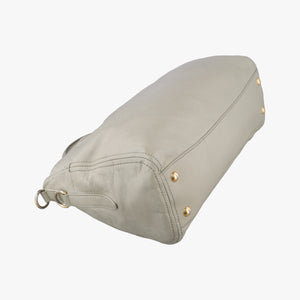 Vintage Prada Soft Top Gray Leather handbag | stylenewstar
