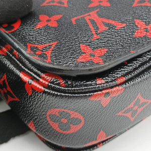 Secondhand Louis Vuitton Pochette Metis MM Noir×ROUGE Monogram Infrarouge M41462 shoulderbag | stylenewstar