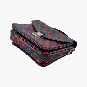 Secondhand Louis Vuitton Pochette Metis MM Noir×ROUGE Monogram Infrarouge M41462 shoulderbag | stylenewstar
