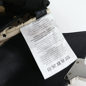 Vintage Gucci Metallic Crackle Golden×black Leather 605112 bum bag/waist bag | stylenewstar