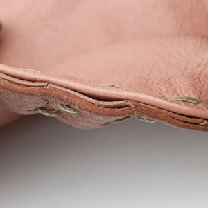 Pre-owned Fendi selleria flap Pink Leather 8BR356 shoulderbag | stylenewstar