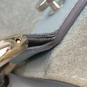 Pre-owned Chloe FAYE DAY Blue Leather shoulderbag | stylenewstar