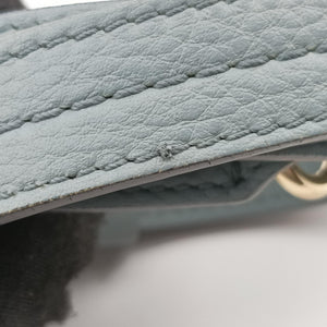 Pre-owned Chloe FAYE DAY Blue Leather shoulderbag | stylenewstar
