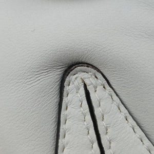 Pre-owned Gucci Horsebit White Leather 764339 shoulderbag | stylenewstar