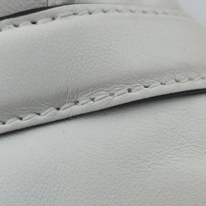 Pre-owned Gucci Horsebit White Leather 764339 shoulderbag | stylenewstar