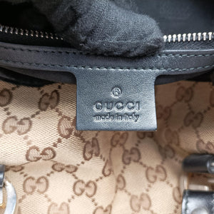 Pre-owned Gucci GG Canvas GG Twins Beige × Black Canvas×Leather 232957 handbag | stylenewstar