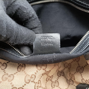 Pre-owned Gucci GG Canvas GG Twins Beige × Black Canvas×Leather 232957 handbag | stylenewstar