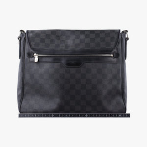 Pre-owned Louis Vuitton DANIEL MM Noir Damier GRAPHITE N58029 shoulderbag | stylenewstar
