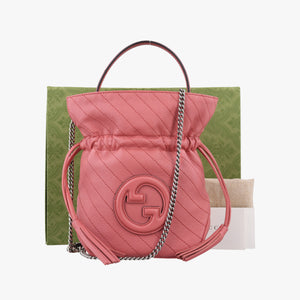 Pre-owned Gucci Blondie Pink Leather 760313 shoulderbag | stylenewstar