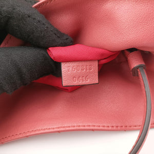 Pre-owned Gucci Blondie Pink Leather 760313 shoulderbag | stylenewstar