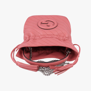 Pre-owned Gucci Blondie Pink Leather 760313 shoulderbag | stylenewstar