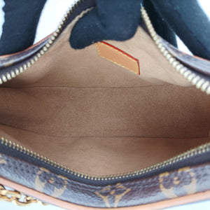 Pre-owned Louis Vuitton LOOP Brown×Beige Monogram Canvas M81098 shoulderbag | stylenewstar