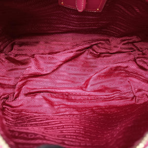Secondhand Prada Tessuto Ibisco Nylon × Saffiano Leather BT0689 shoulderbag | stylenewstar