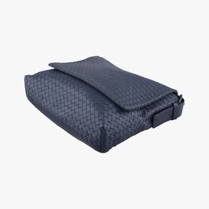 Secondhand Bottega Veneta Intrecciato Navy lambskin shoulderbag | stylenewstar
