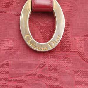 Pre-owned Christian Dior Malice CD Signature Collection Bordeaux Leather shoulderbag | stylenewstar
