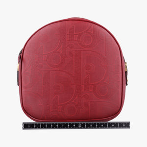 Pre-owned Christian Dior Malice CD Signature Collection Bordeaux Leather shoulderbag | stylenewstar