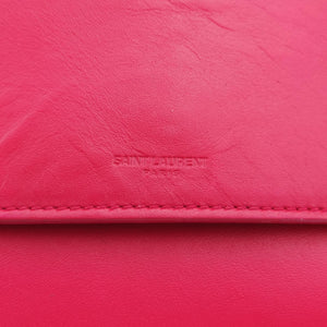 Pre-owned Yves Saint Laurent BETTY Pink Leather 314515 shoulderbag | stylenewstar