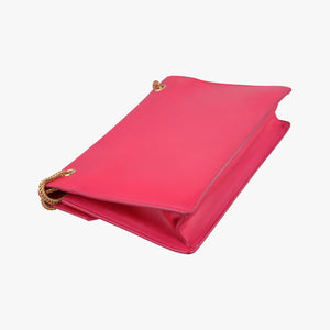 Pre-owned Yves Saint Laurent BETTY Pink Leather 314515 shoulderbag | stylenewstar