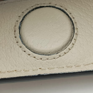 Pre-owned Gucci Ophidia White×Black×red Leather 503877 shoulderbag | stylenewstar