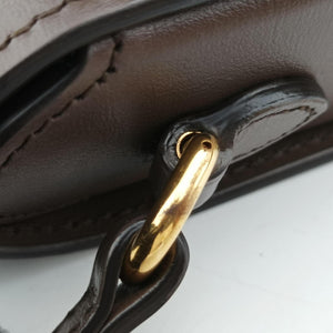 Pre-owned Gucci Horsebit 1955 Brown leather 625615 shoulderbag | stylenewstar