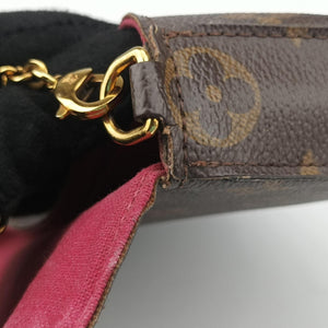 Secondhand Louis Vuitton Pochette FeLICIE Brown Monogram Canvas M61276 shoulderbag | stylenewstar