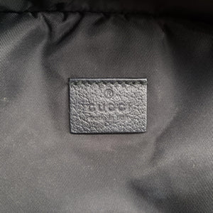 Pre-owned Gucci 80s Patch Black Nylon 536842 bum bag/waist bag | stylenewstar