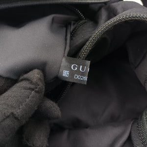 Pre-owned Gucci 80s Patch Black Nylon 536842 bum bag/waist bag | stylenewstar