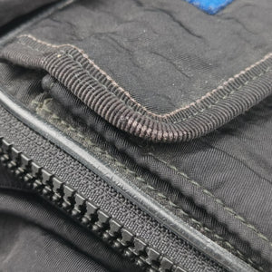 Pre-owned Gucci 80s Patch Black Nylon 536842 bum bag/waist bag | stylenewstar